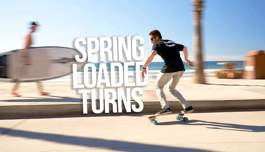 Cruiser - 29"X10" 7-Ply North American Maple Deck, Carving Truck, Fully Assembled, Supports up to 275 Lbs for Surf-Like Carving